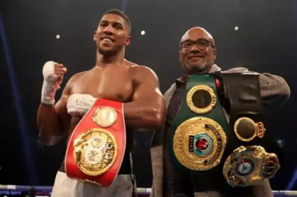 Meet Anthony Joshua’s dad, Robert, who helped him from being a drug addict to heavy weight champion (Photos)
